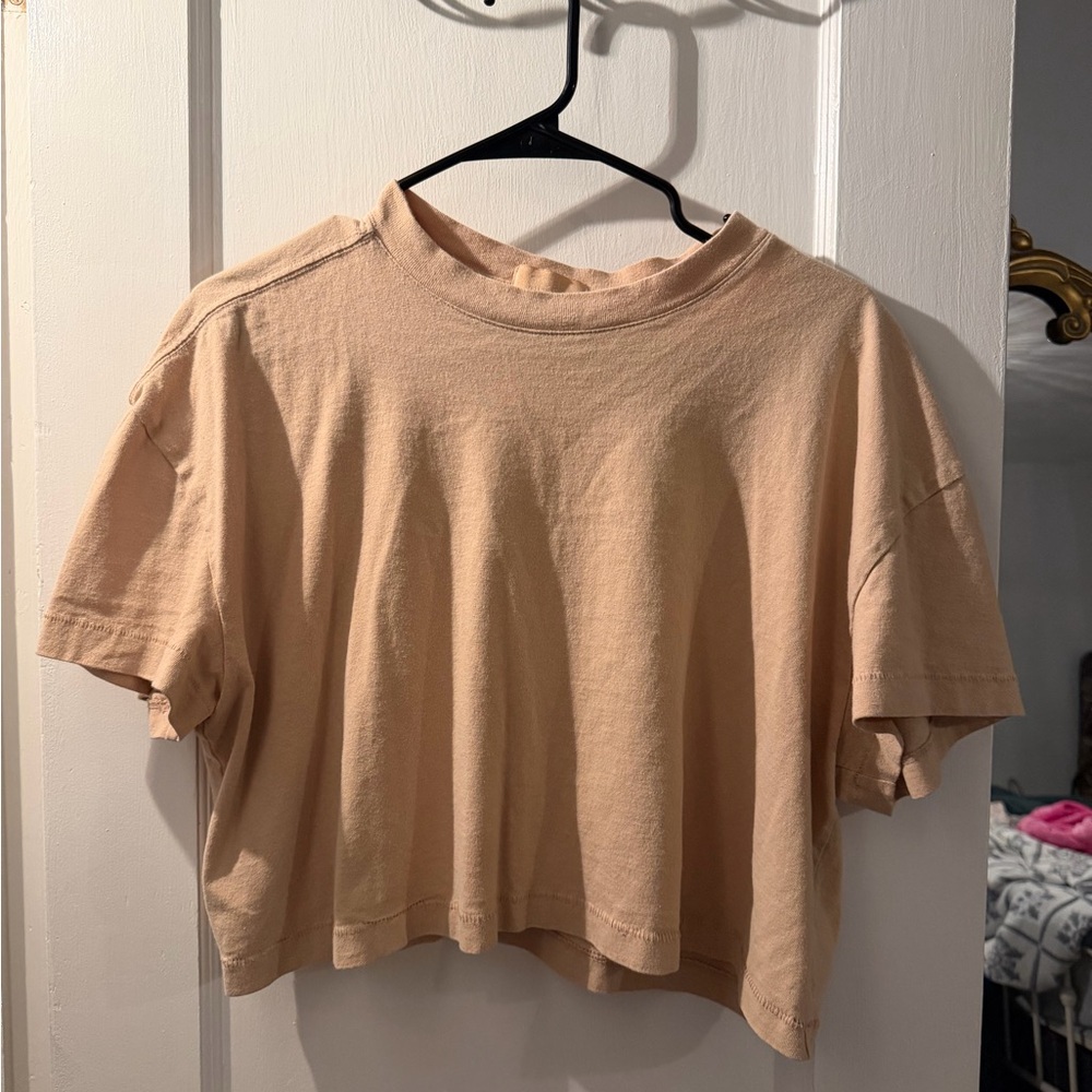 nuuds Tan Women's Crop Top